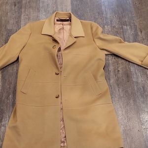 Mens Perry Ellis Wool Blend Top Coat